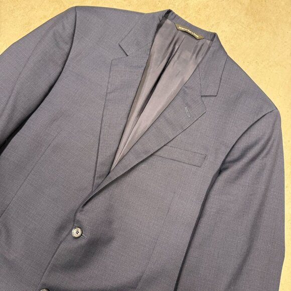 Coppley Suit 2pc Blue 100s Wool "Gibson" 44R 38x30 - Picture 2 of 12